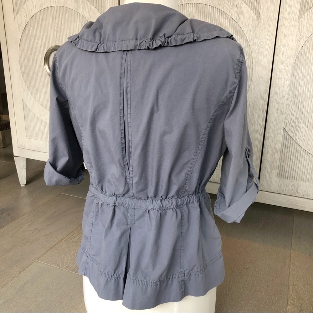 LOFT Sz M Cargo Utility Jacket w/ Drawstring Waist - Picture 3 of 7
